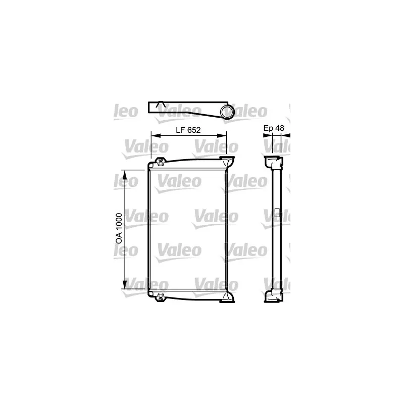 Intercooler, échangeur VALEO 818775