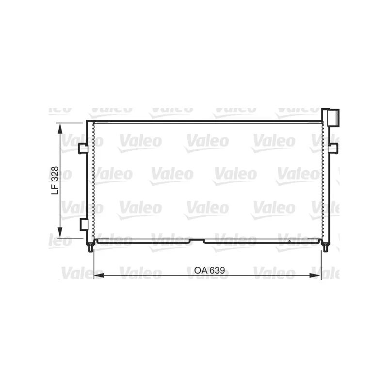 Condenseur, climatisation VALEO 818984