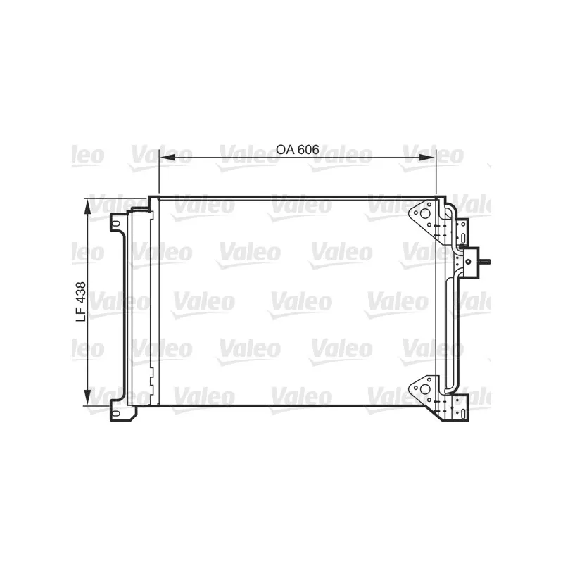 Condenseur, climatisation VALEO 818985
