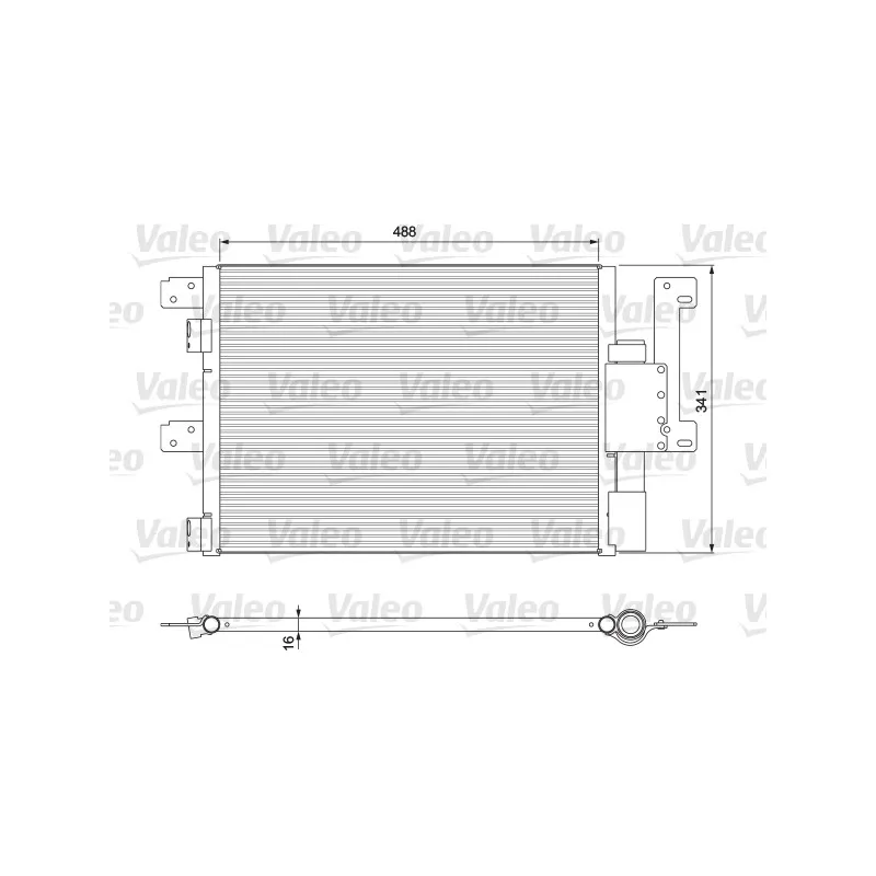 Condenseur, climatisation VALEO 815090