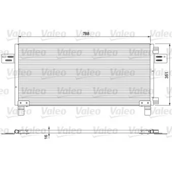 Condenseur, climatisation VALEO