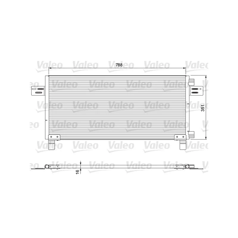 Condenseur, climatisation VALEO 815091