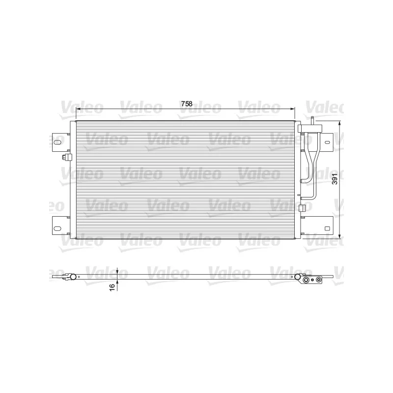 Condenseur, climatisation VALEO 815064