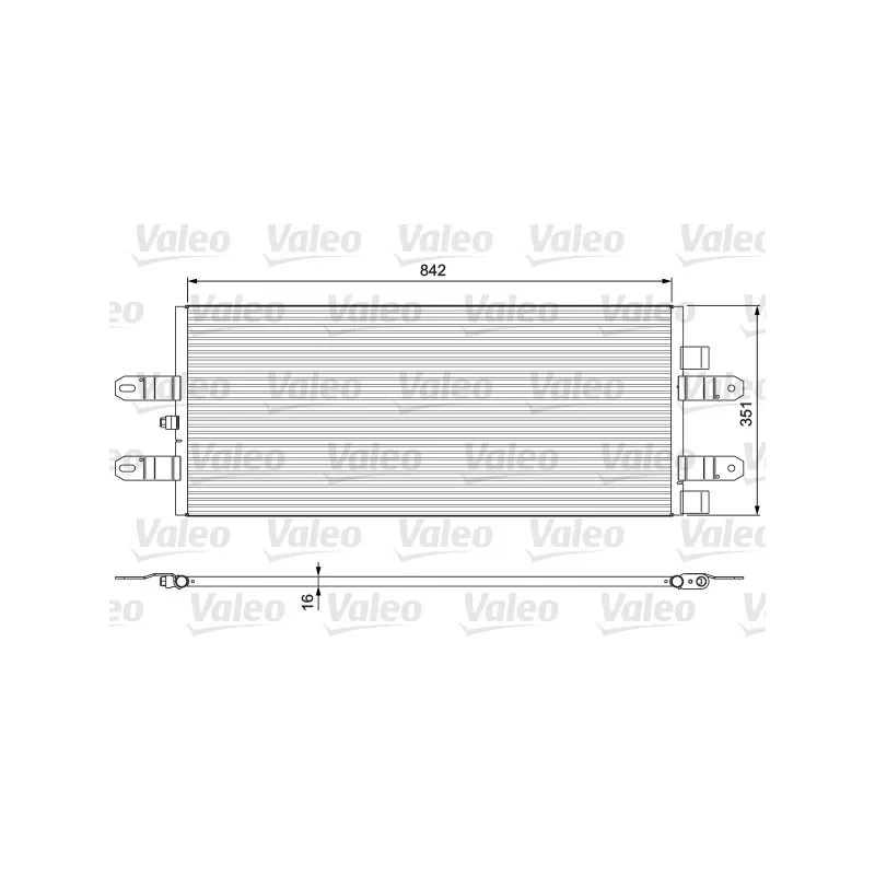 Condenseur, climatisation VALEO 815093