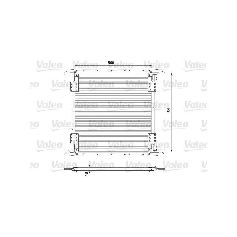 Condenseur, climatisation VALEO 815088