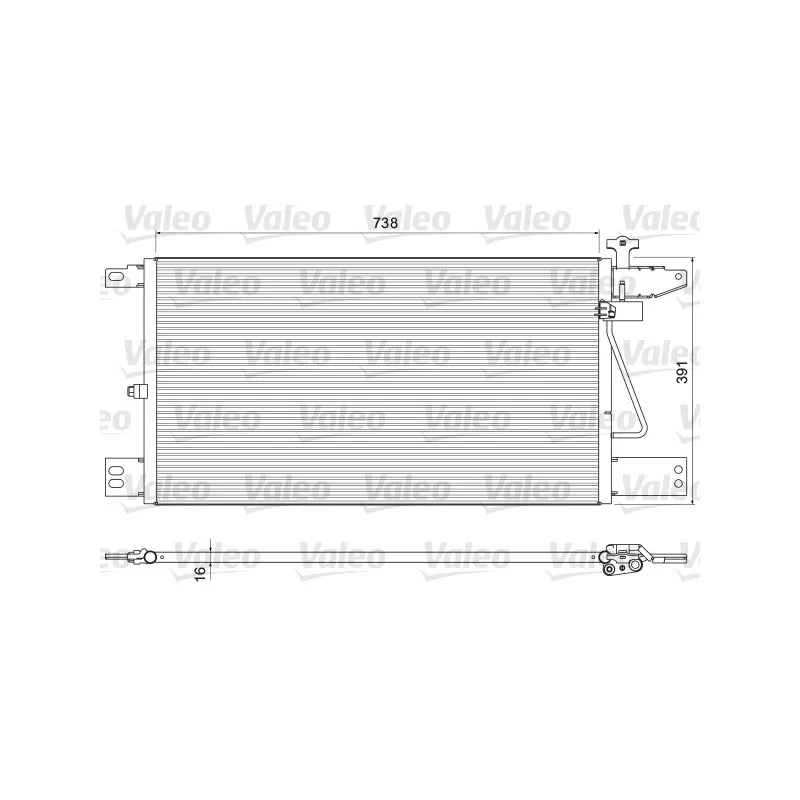 Condenseur, climatisation VALEO 815065