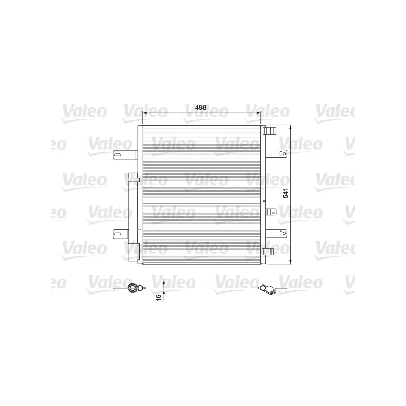 Condenseur, climatisation VALEO 815061