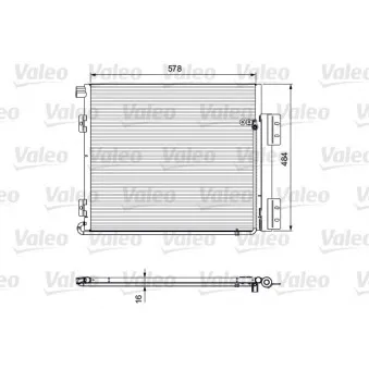 Condenseur, climatisation VALEO