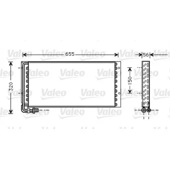 Condenseur, climatisation VALEO