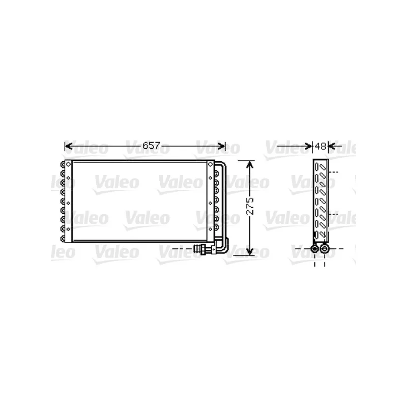 Condenseur, climatisation VALEO 818043