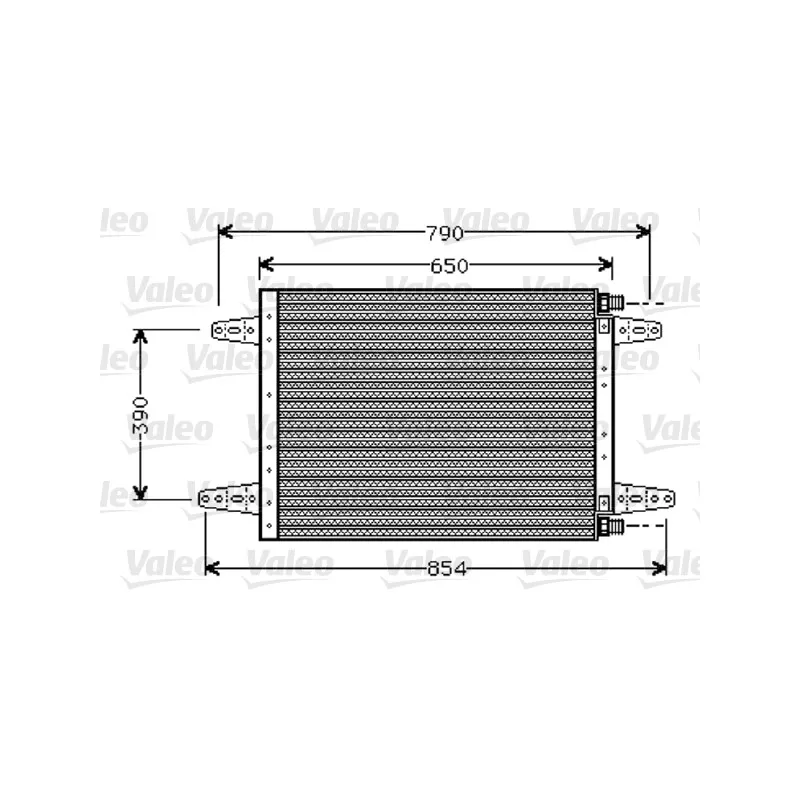 Condenseur, climatisation VALEO 818045