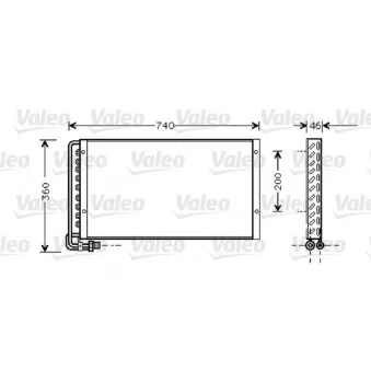 Condenseur, climatisation VALEO