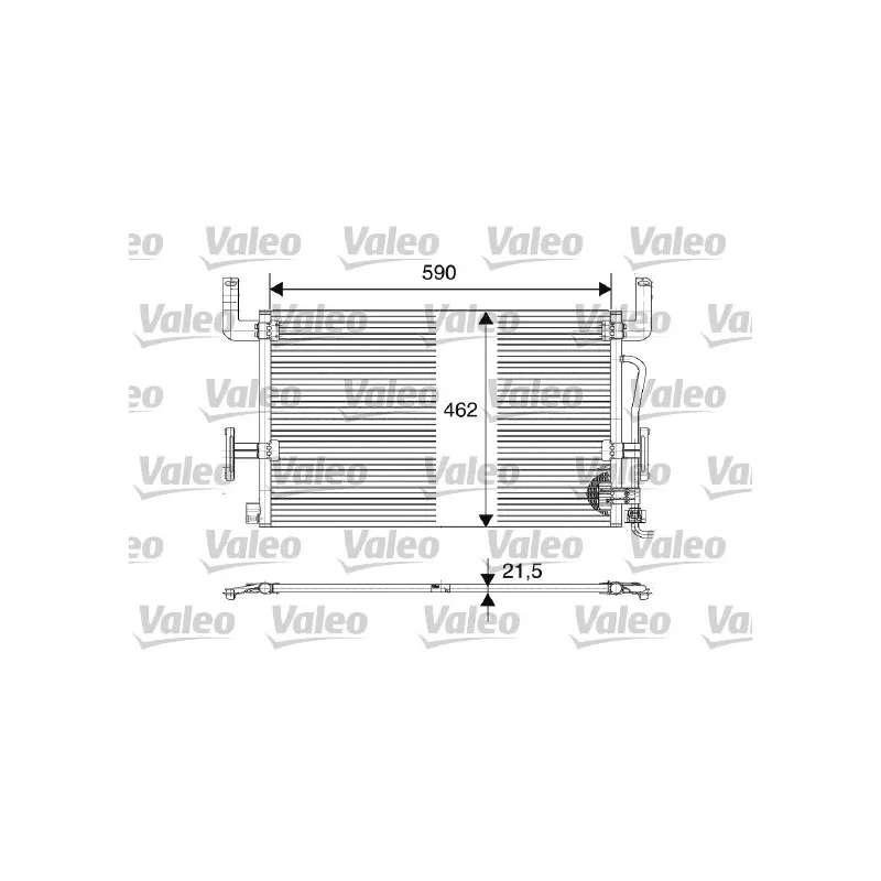 Condenseur, climatisation VALEO 816980