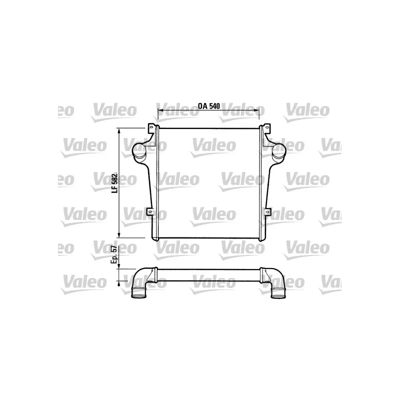 Intercooler, échangeur VALEO 816733