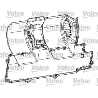 Pulseur d'air habitacle VALEO 698511