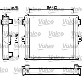 Radiateur, refroidissement du moteur VALEO