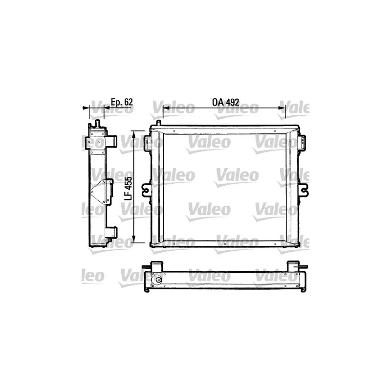 Radiateur, refroidissement du moteur VALEO 811063