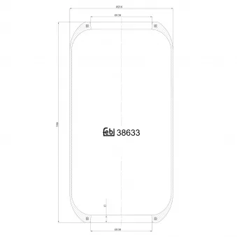 Soufflet à air, suspension pneumatique FEBI BILSTEIN