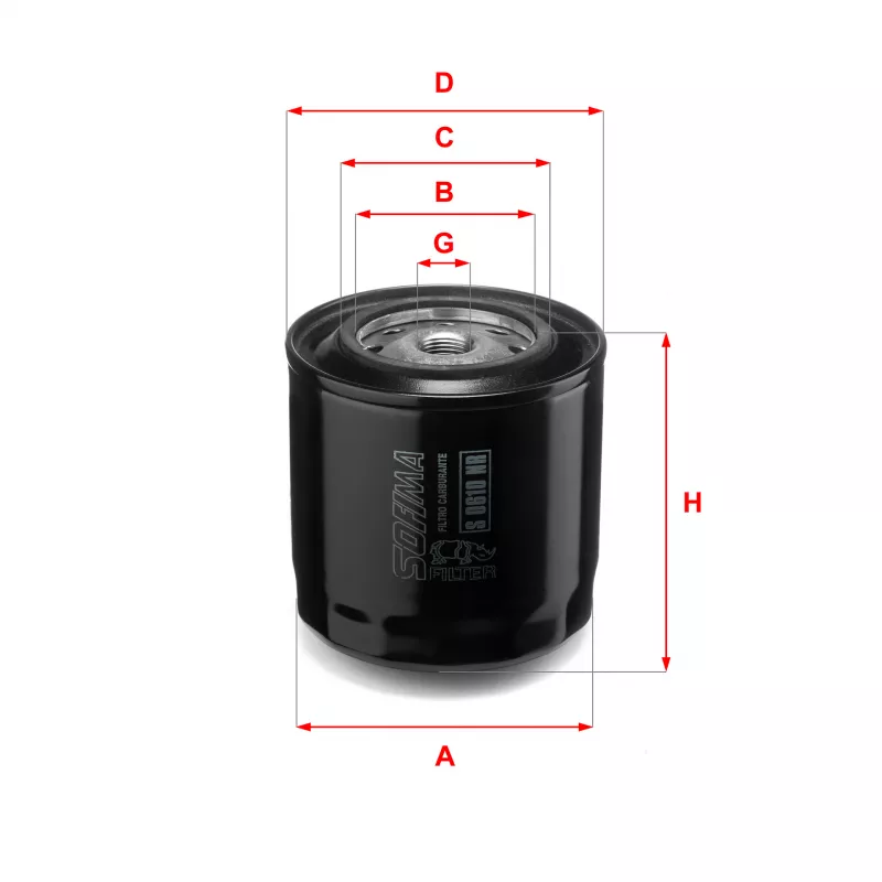 Filtre à carburant SOFIMA S 0610 NR