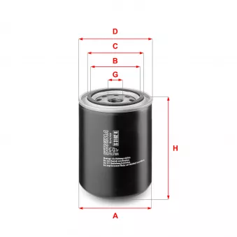 Filtre à huile SOFIMA