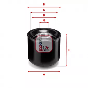 Cartouche de dessicateur, système d'air comprimé SOFIMA