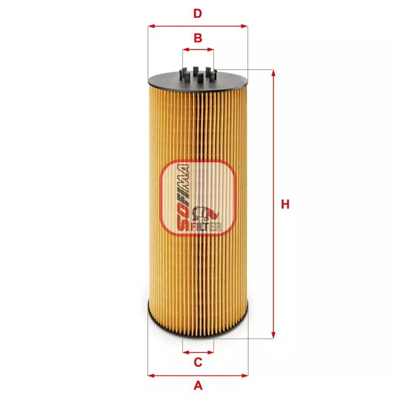 Filtre à huile SOFIMA S 5006 PE