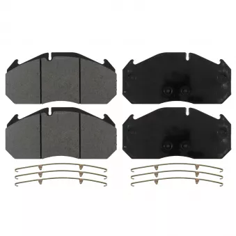 Jeu de 4 plaquettes de frein avant FEBI BILSTEIN