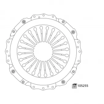 Mécanisme d'embrayage FEBI BILSTEIN