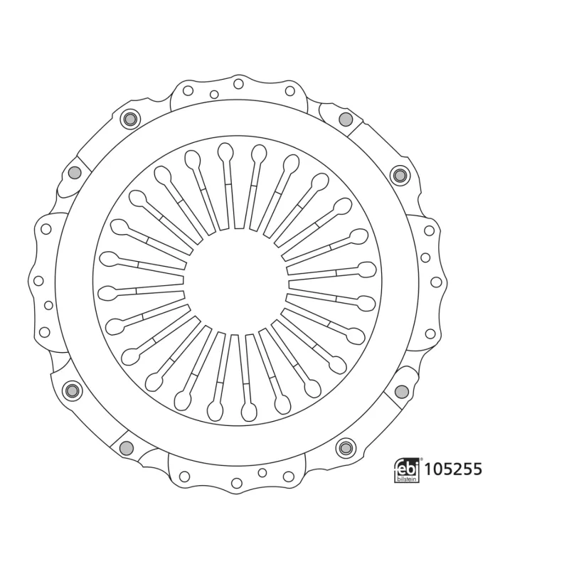 Mécanisme d'embrayage FEBI BILSTEIN 105255
