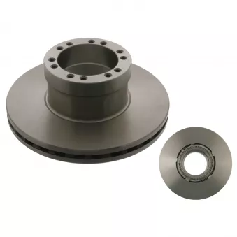 Jeu de 2 disques de frein avant FEBI BILSTEIN