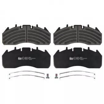 Jeu de 4 plaquettes de frein avant FEBI BILSTEIN