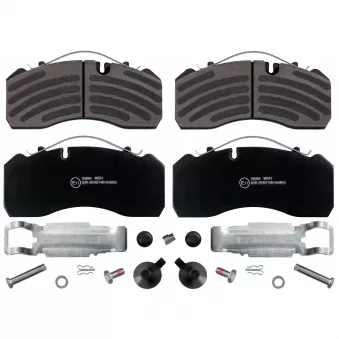 Jeu de 4 plaquettes de frein avant FEBI BILSTEIN