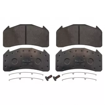 Jeu de 4 plaquettes de frein avant FEBI BILSTEIN