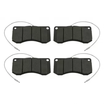 Jeu de 4 plaquettes de frein avant FEBI BILSTEIN