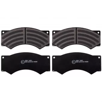 Jeu de 4 plaquettes de frein avant FEBI BILSTEIN