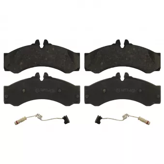 Jeu de 4 plaquettes de frein avant FEBI BILSTEIN