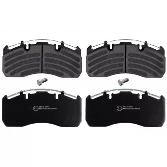 Jeu de 4 plaquettes de frein FEBI BILSTEIN