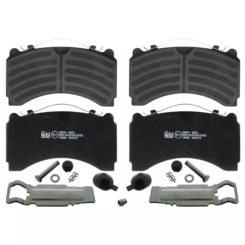 Jeu de 4 plaquettes de frein arrière FEBI BILSTEIN 16996