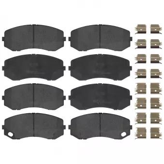 Jeu de 4 plaquettes de frein avant FEBI BILSTEIN