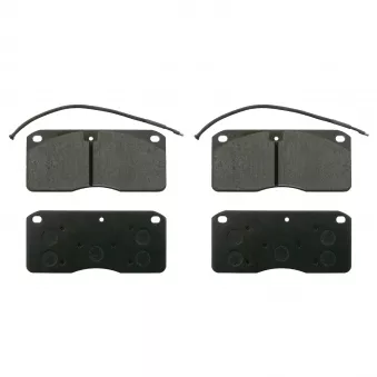 Jeu de 4 plaquettes de frein avant FEBI BILSTEIN