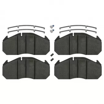 Jeu de 4 plaquettes de frein avant FEBI BILSTEIN