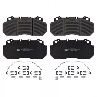 Jeu de 4 plaquettes de frein avant FEBI BILSTEIN