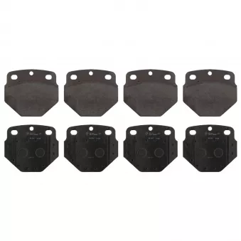 Jeu de 4 plaquettes de frein avant FEBI BILSTEIN