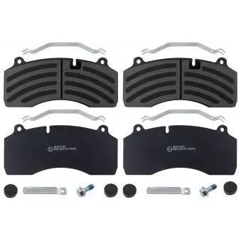 Jeu de 4 plaquettes de frein avant FEBI BILSTEIN