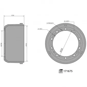Tambour de frein FEBI BILSTEIN