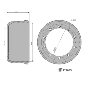 Tambour de frein FEBI BILSTEIN