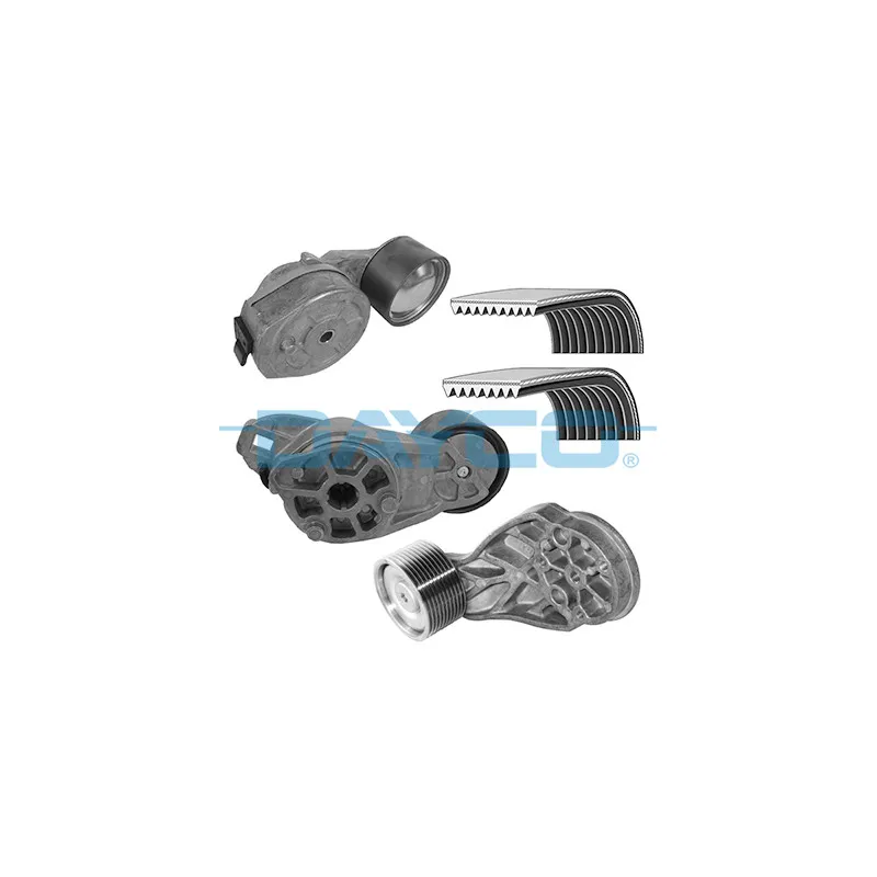 Jeu de courroies trapézoïdales à nervures DAYCO KPV140HD