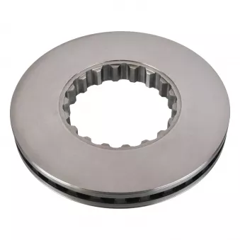 Jeu de 2 disques de frein arrière FEBI BILSTEIN