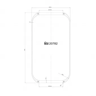 Soufflet à air, suspension pneumatique FEBI BILSTEIN