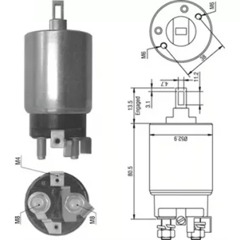 Contacteur, démarreur MAGNETI MARELLI